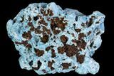 Light-Blue Shattuckite Specimen - Tantara Mine, Congo #111706-1